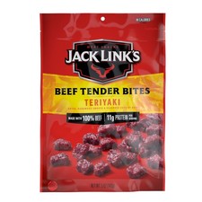 Jack Link  s Teriyaki Beef Tender Bites Made W/ 100 Beef 5 Ounce Resealable Bag