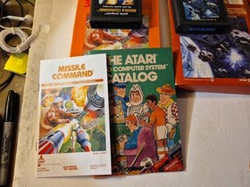 Atari 2600 Asteroids ,Missile Command , ASTEROIDS IN ORG BOX .