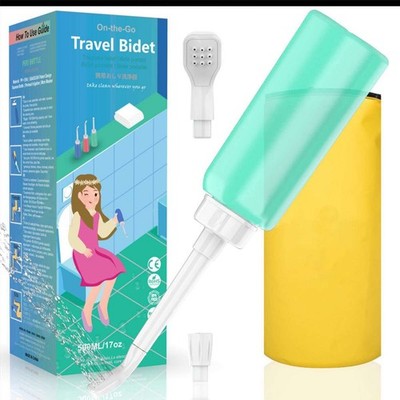 Portable Handheld Bidet Sprayer Personal Hygiene Bottle Spray Washing Travel