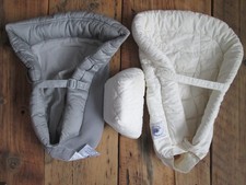 Ergo Baby Infant Snug Insert Carrier Original Cotton Cool Mesh Gray Newborn