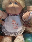 Vtg 1983 Cabbage Patch Kids Doll Kacie Angelique Blonde Hair Blue Eyes Horse Bib — photo 5