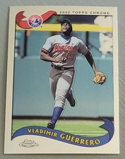 2002 Topps Chrome Baseball, Base Card #100 VLADIMIR GUERRERO  Montreal Expos