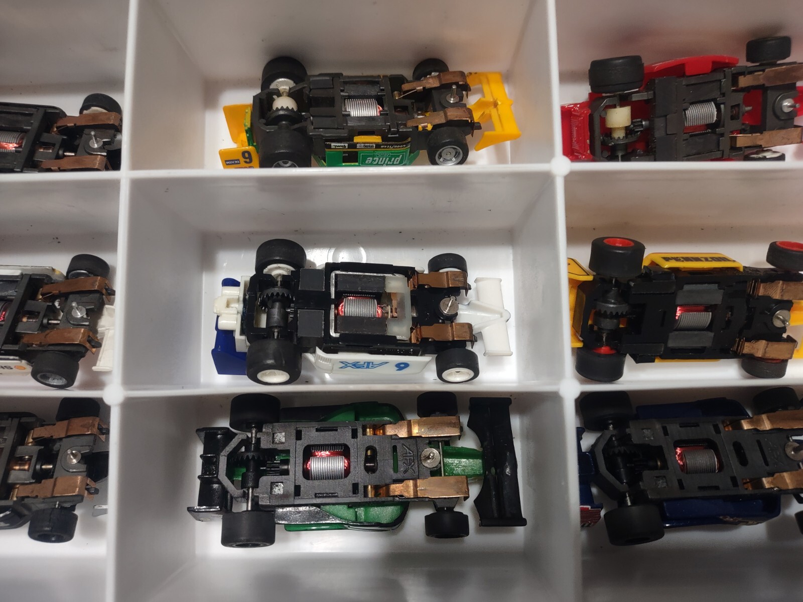 TOMY Aurora AFX GPlus Ferrari Indy Slot Cars eBay