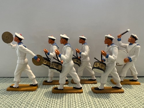 Vintage Starlux Marine Marching Band (20 toy soldiers) - Picture 3 of 10