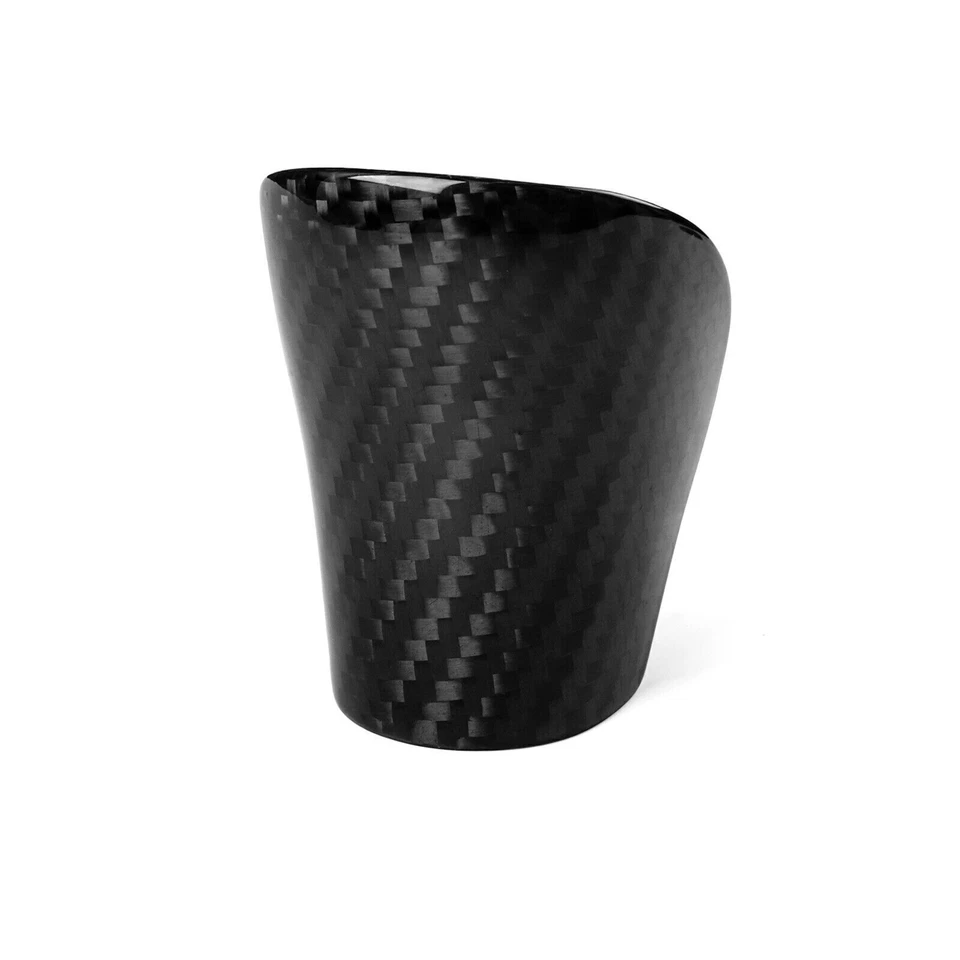 Dry Carbon Fiber Center Console Gear Shift Knob Cover For NISSAN GTR R35 2008-16 - Imagem 4 de 4