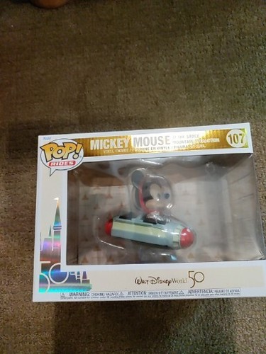 Funko Pop! Rides 107 Mickey Mouse At The Space Mountain Attraction Walt Disney