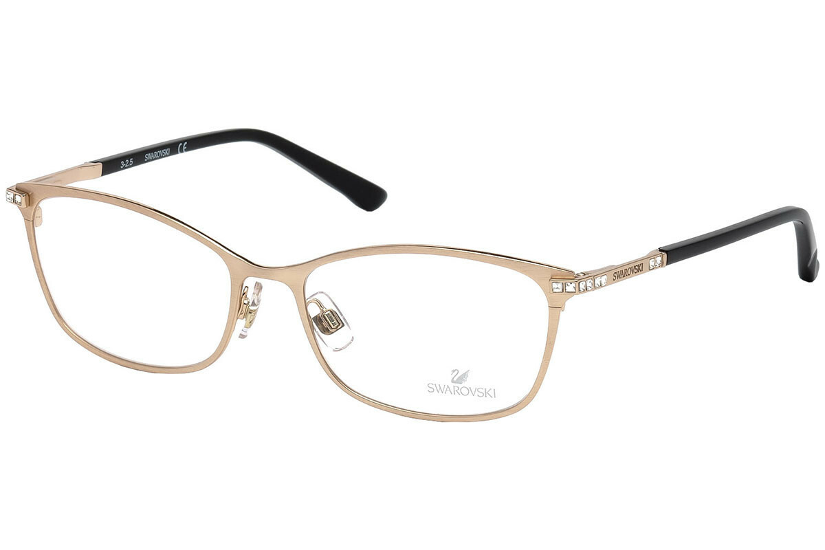 Металлическая оправа для очков Swarovski Goldie SW5187 029 из матового золота 54-16-135 5187 25790₽