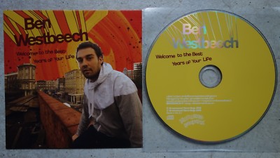 Ben Westbeech    Welcome To The Best Years Of Your Life PROMO CD Brownswood