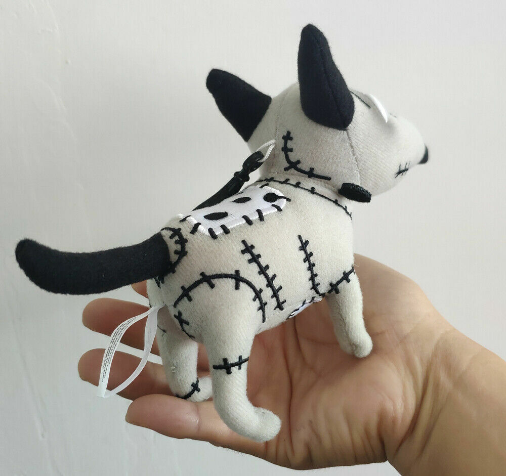 Disney Rare Tim Burton Frankenweenie Plush Sparky Dog Toy key