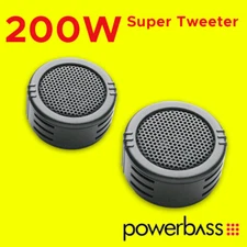 Powerbass S-1ZT - 1" Car Super Tweeter 200W Unique Rare Earth Zirconium Pair