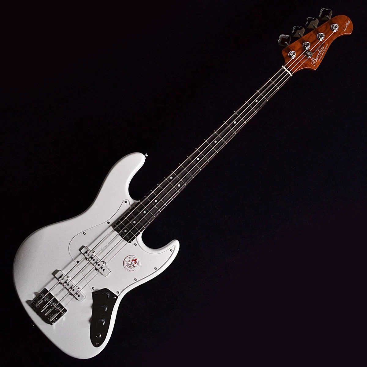 Bacchus SWL4 ASH RSM WHM (White Matte) Electric Bass Jazz Bass Type Shimamu