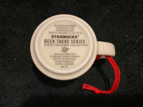 NEW Starbucks Been There Series CALIFORNIA Ornament 2 oz. Mug - Picture 4 of 4
