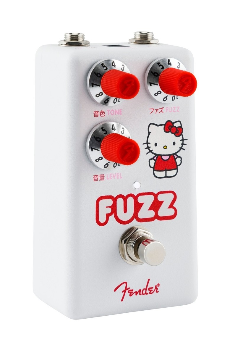Fender Hello Kitty White Fuzz Pedal Fuzz Distortion Effects Pedal