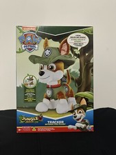 Paw Patrol Jungle Rescue 12" Interactivo Peluche Rastreador Habla Inglés y Español