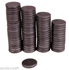 Strong 1" Round Flat Ceramic Disc Magnets For DIY Crafts Bulk Lot of 500 Pcs