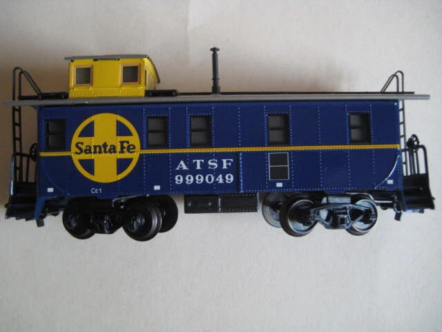Marklin H0 ATSF Blue Santa Fe Metal Caboose from Marklin 4863 Set - LN - Image 2 of 2