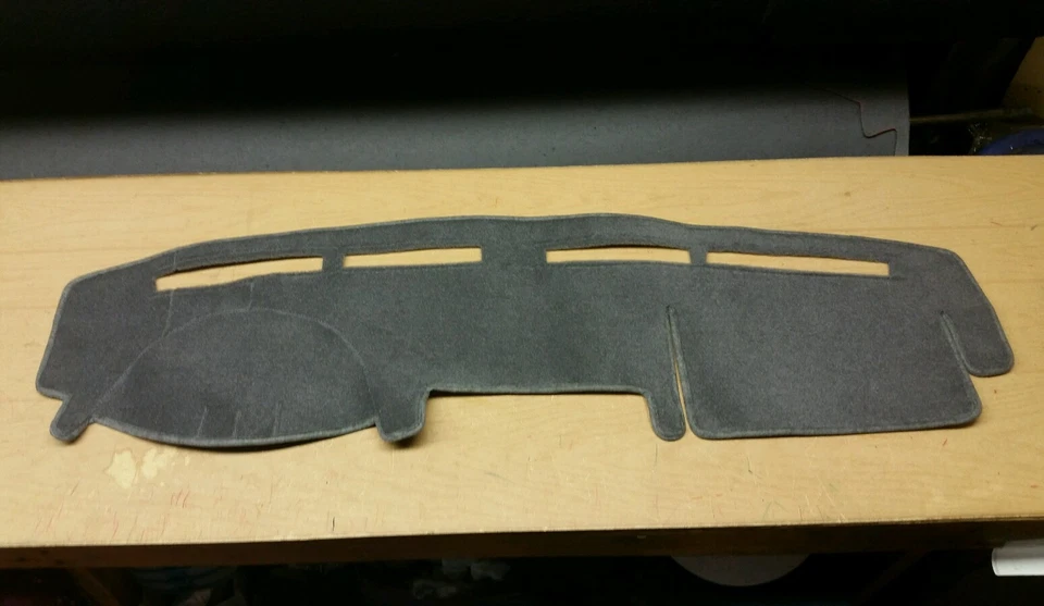 1997-1998-1999-2000-2001 HONDA CR-V CUBIERTA DE TABLERO GRIS CARBÓN ALFOMBRA POLI  Foto 3 de 4