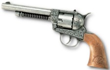 Edison Giocattoli Frontier Spielzeugpistole 12 Schuss Cowboy Revolver Pistole