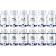 Nail Exodus Capsules for Healthier Feet - Clear Nail Formula - 12 Bottles
