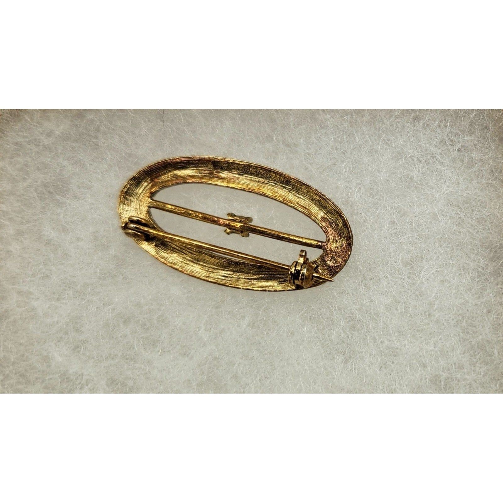 ** Gold Colored Vintage Bar Pin Brooch ** eBay