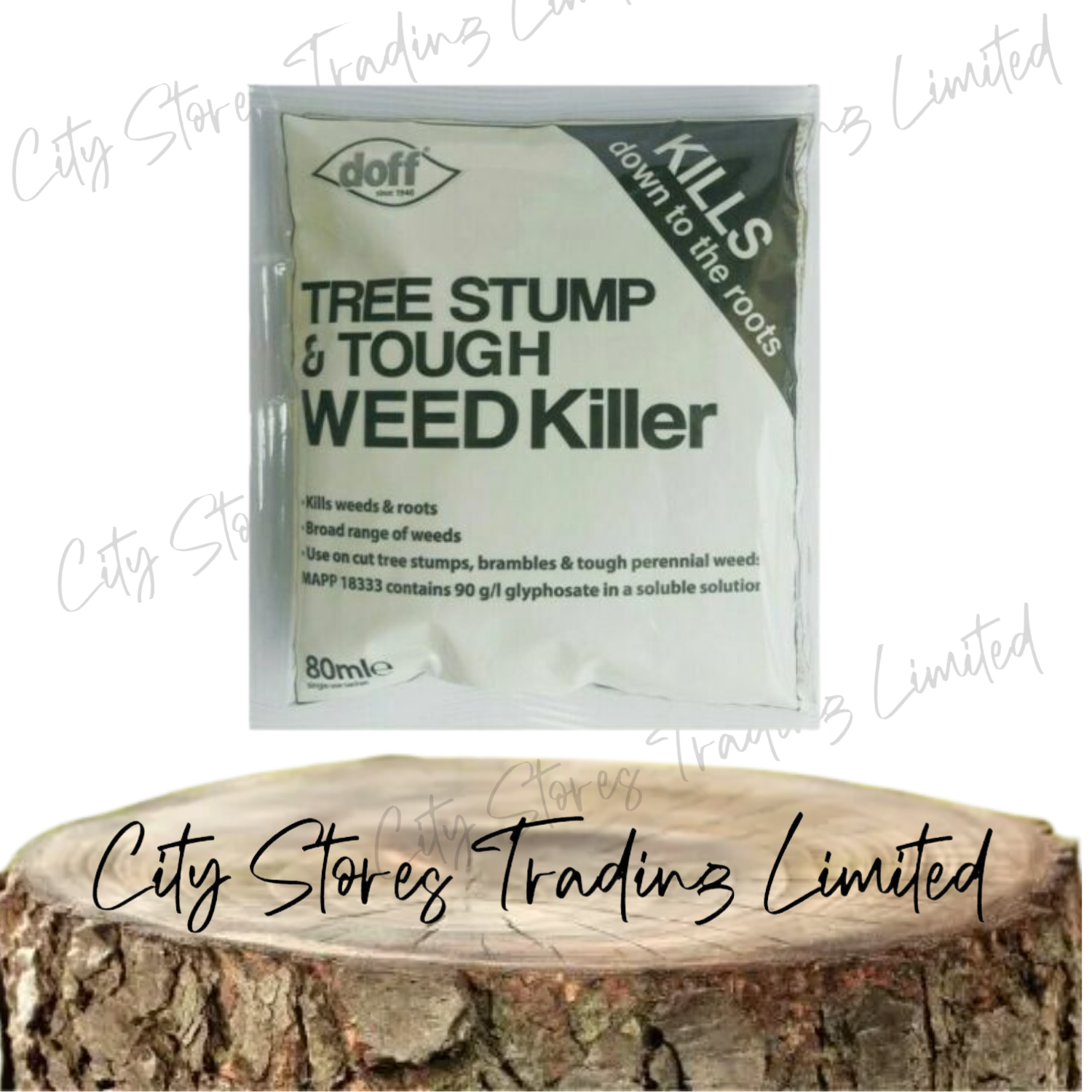 Doff Tree Stump Killer Tough Weed Killer Tree Stump Bramble Root Strong