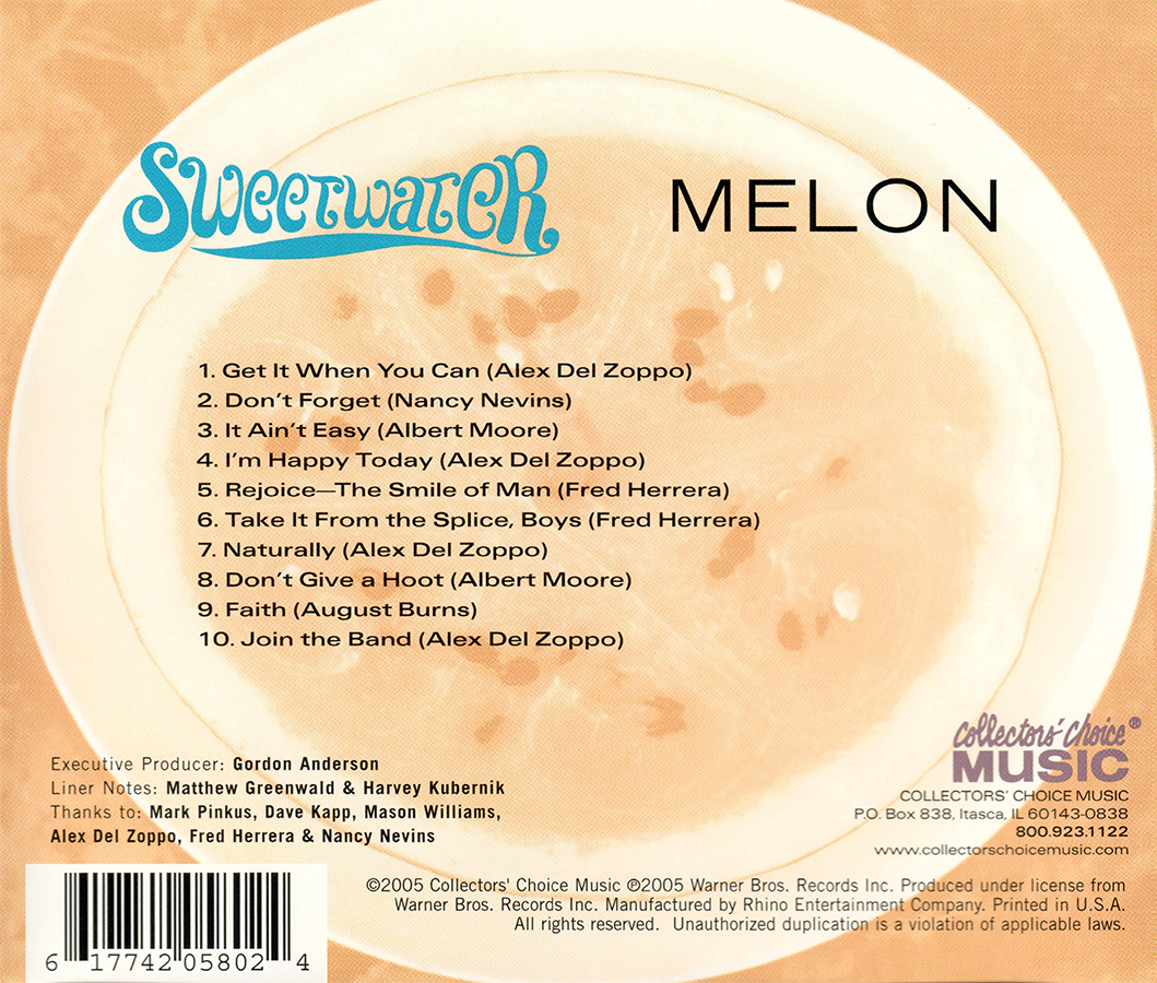 Melon by Sweetwater (CD, Aug-2005, Collectors' Choice Music) for