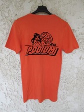 T-shirt PODIUM vintage orange magazine Claude François collection S