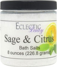 Sage and Citrus Bath Salts by Eclectic Lady