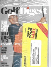3 Golf Digest Jordan Spieth wrap April/2019 DJ & Tiger June/19 Tony Finau may/19