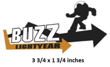 Buzz Lightyear Decal Space Ranger Peel & Stick Art Toy Story Wall Sticker Decor