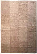5x7NEUTRAL BROWN CONTEMPORARY Handmade Wool Rug #F-5790