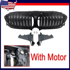 Front Radiator Shutter Grille Assembly With Motor For BMW 540i 530i G30 2017-20