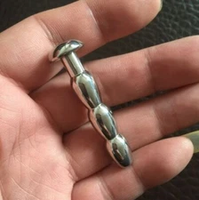 Male Stainless Steel Male Tube Urethra Stretching Dilator Plug Stretching