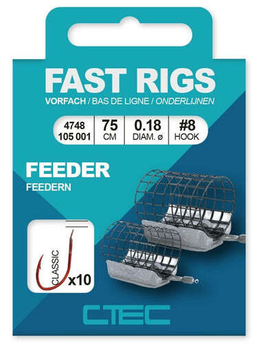 Фидер Spro C-TEC Haken 75 см Angelhaken Фидерхакен 1490₽