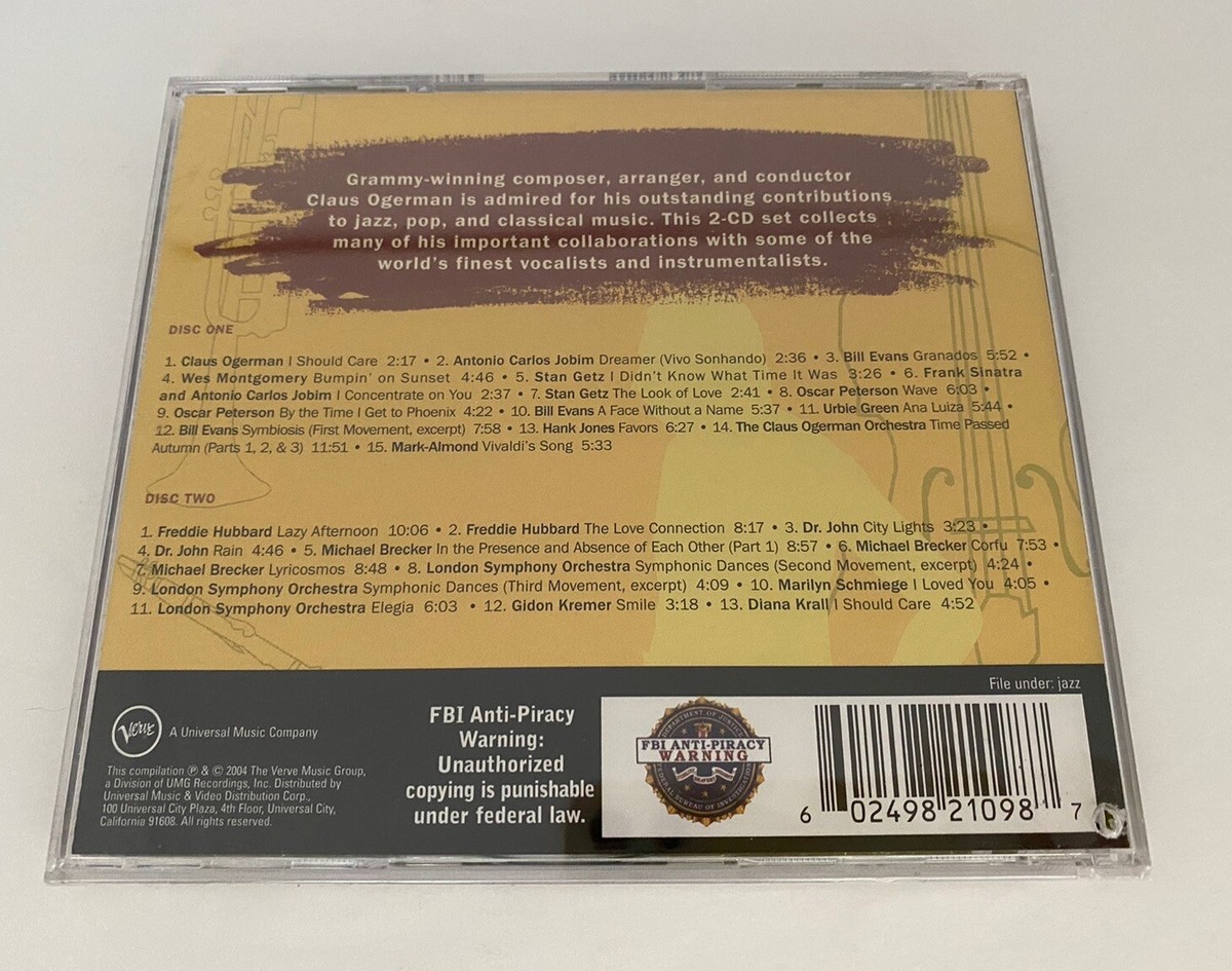 CLAUS OGERMAN 2CD【 a man and his music】 A MAN AND HIS MUSIC ~ CLAUS OGERMAN ~ 2 CD ALBUM ~ VERVE ~US