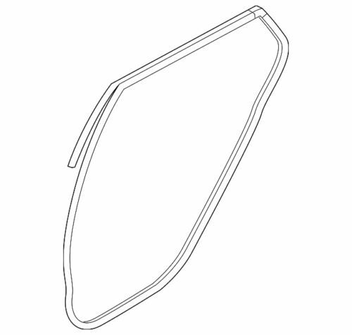 Conjunto de burlete de puerta trasera para Hyundai Tucson 2016-2020 (N/P 83130-D3000)