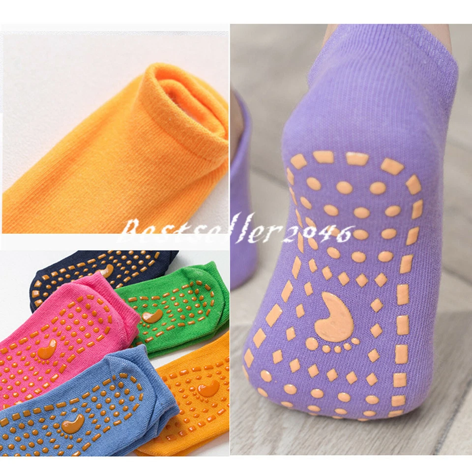 10 Pairs Anti Slip Non Skid Ankle Socks With Grips for Baby Toddler Boys Girls - Image 4 of 4