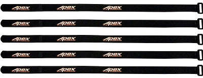 Apex RC Products 16mm X 400mm Lipo Battery / Camera Straps - 5 Pack #3042