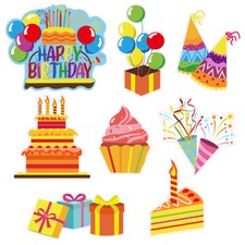 1set Plastic yard Signs Display tions for Outdoor Garden tion Birthday Themed
