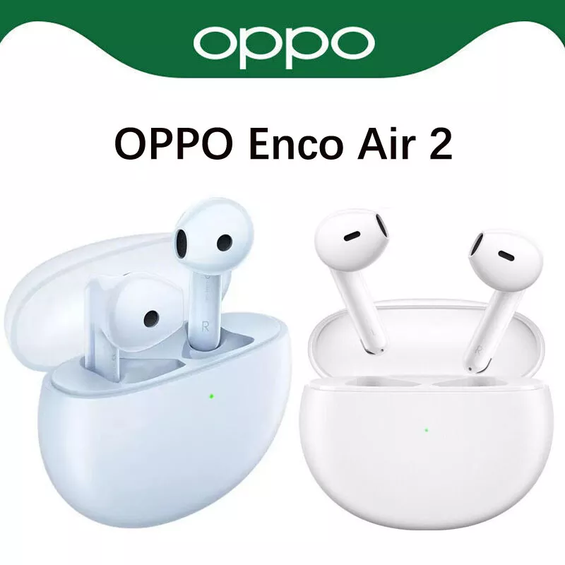 Official OPPO ENCO Air 2 Earphone AI Noise Cancelling Ture Wireless  Blutooth 5.2