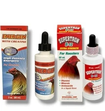 TF Supertron B12 & Energen with creatine 60ml High potency energetic for rooster