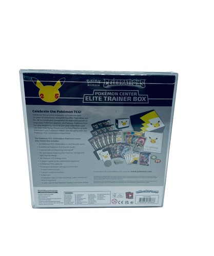 Plastic Box Protector SCRATCH & UV RESISTANT Pokemon Center Celebrations ETB - Picture 3 of 7