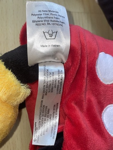 Original Disney Store Genuine Authentic Plush Mickey Mouse 17" Pre-owned - Picture 5 of 5
