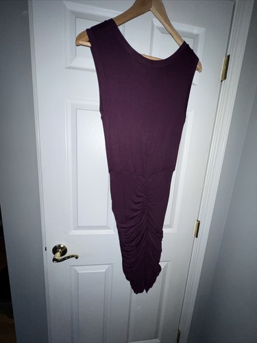 NWT BCBGMAXAZRIA Women’s Bordeaux Gather DIA Casual Midi Dress Size S A041221 - Picture 6 of 7