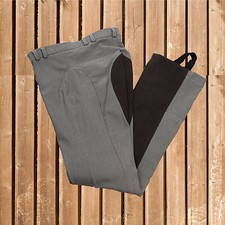 HKM Children's Jodhpur Breeches, Jodhpur Breeches, Grey-Brown, Children's Breeches