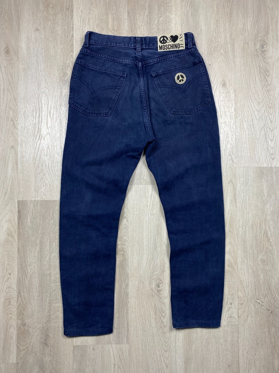 ☆希少☆モスキーノジーンズ　90s限定版パンツ　イタリア製　ピエール・ルコント Moschino 90s Vintage Mens Denim Pants Jeans | eBay
