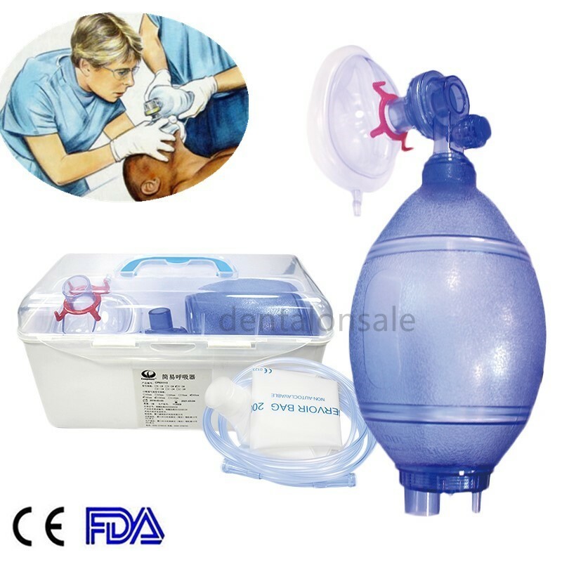 FDA CPR Respirator Mask Air Balloon Breathing Mask Awakening