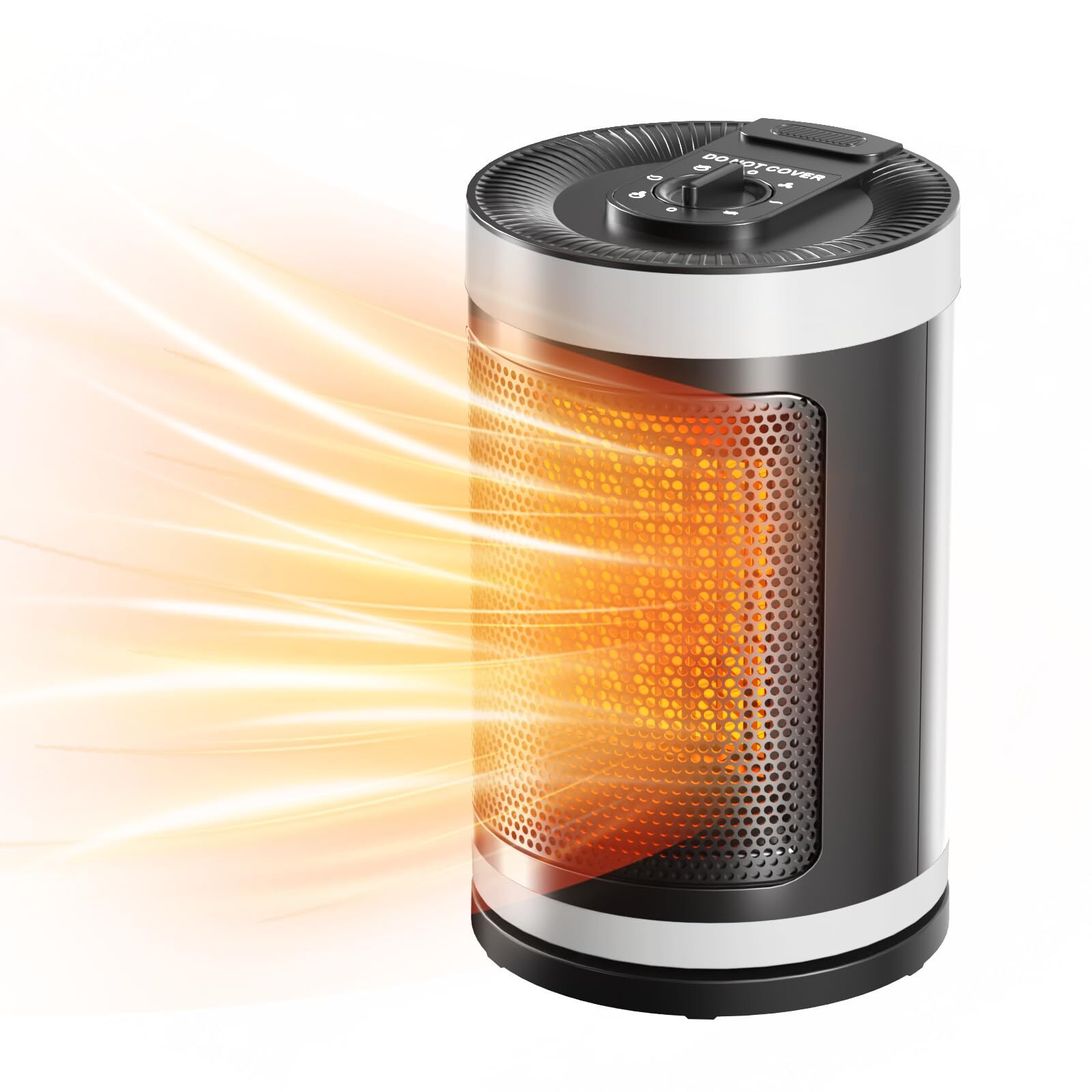 Space Heater Portable Electric Heater with Knob Control2 Heat SettingsOverhea...-image