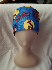 SPIDERMAN     HANDMADE SURGICAL SCRUB CAPS