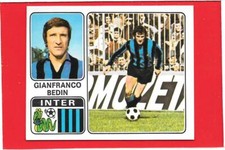 1972-73 Panini FOOTBALLERS Figure-Sticker No. 118 - BEDIN - INTER - New